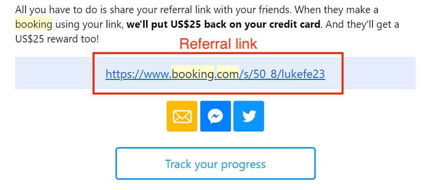 Referral links