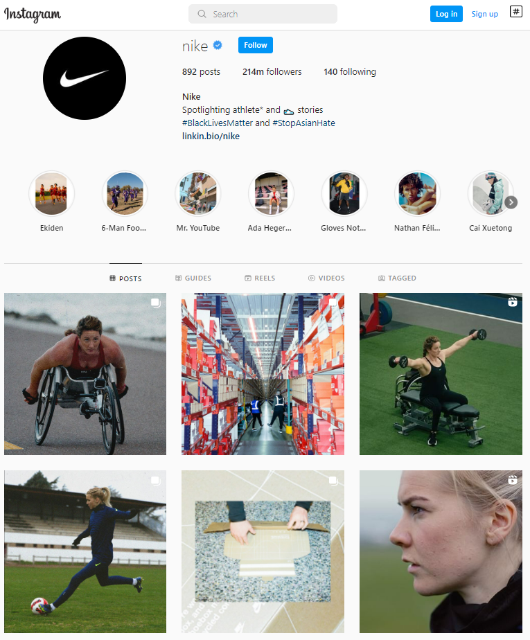 Nike Instagram