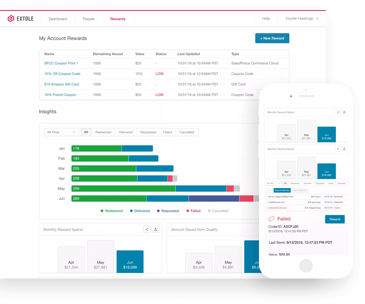 Extole is capable of supporting referral programming integrations